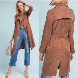 Anthropologie x Moth Carrie belted trench coat